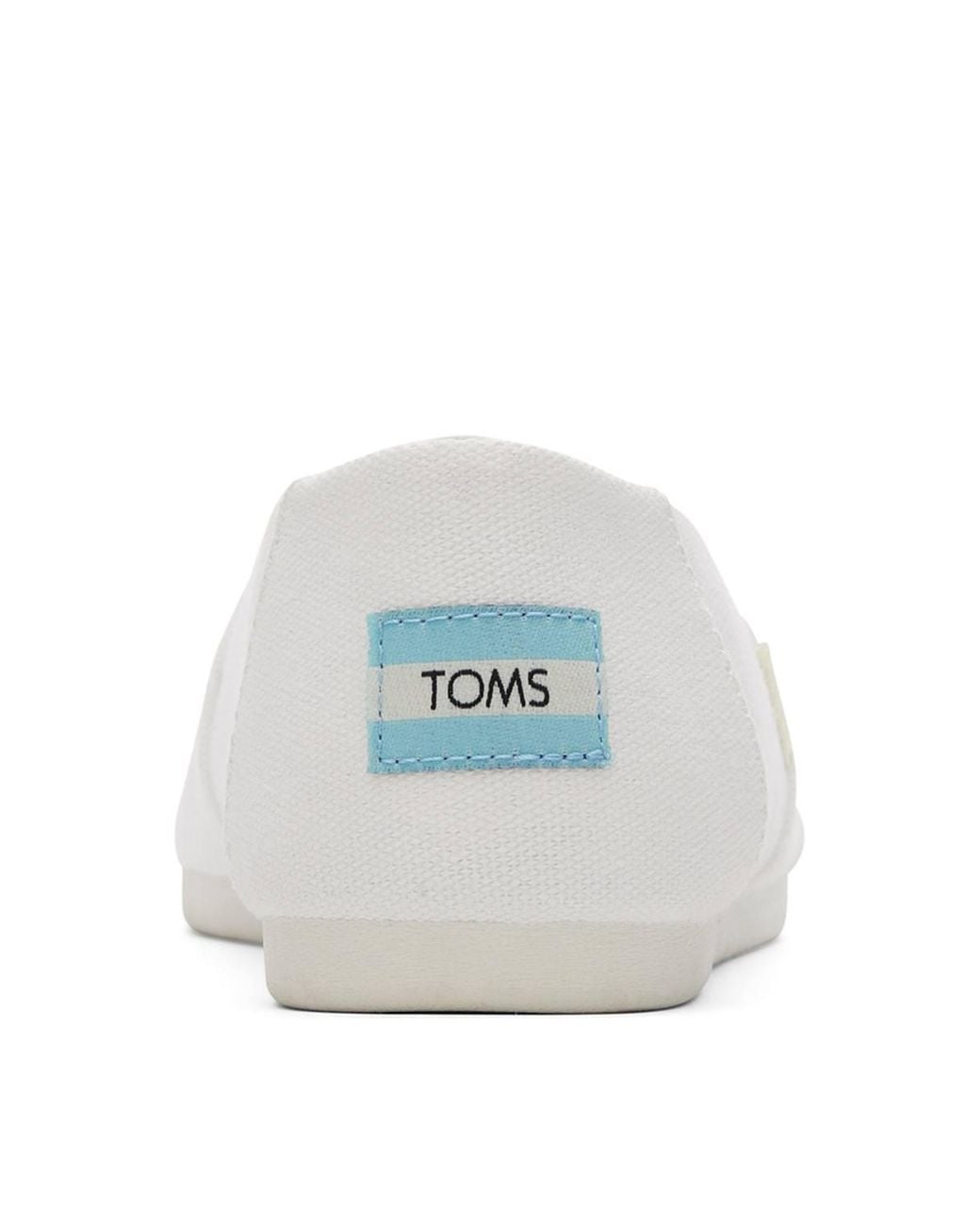 TOMS White Alpargata Slip On Shoe