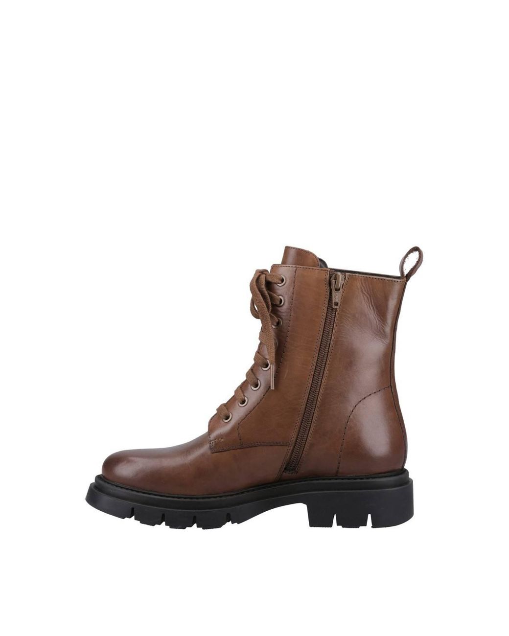 Hush Puppies Brown 'Rhea Lace' Ankle Boots