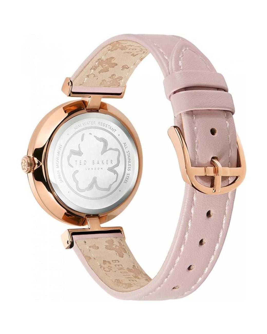 Ted Baker Pink Bkpdaf202 Iconic 36Mm Quartz Watch
