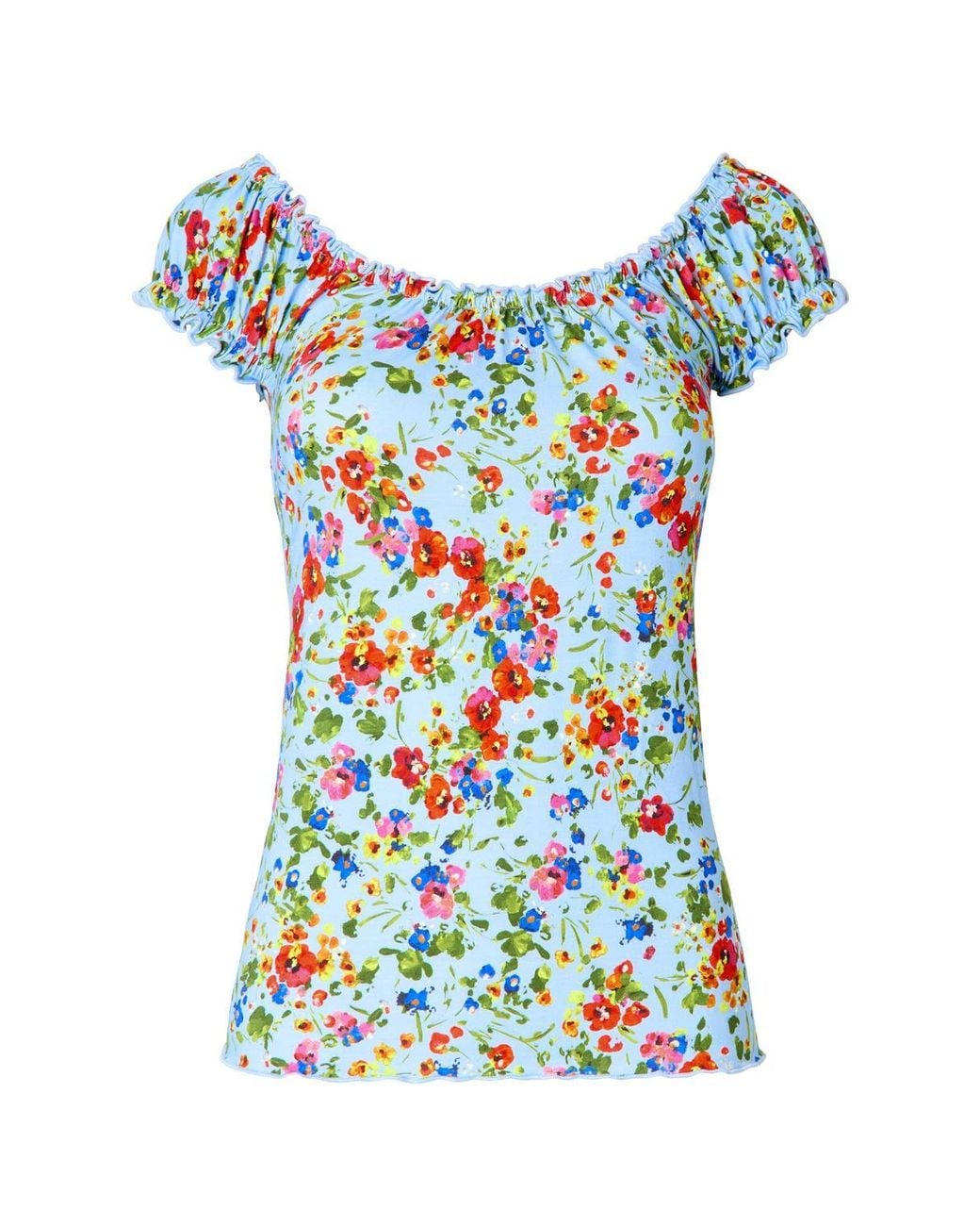 Joe Browns White Ditsy Floral Printed Boho Top