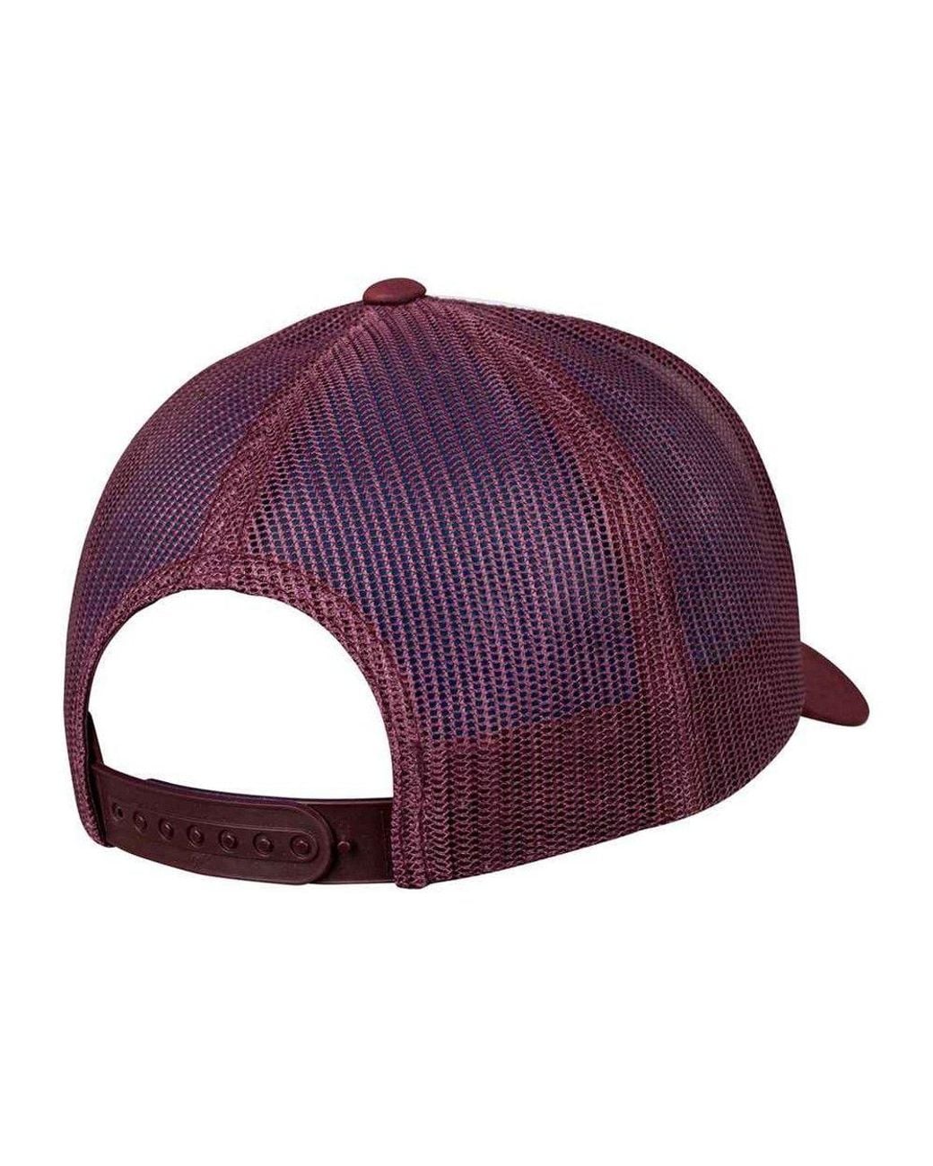 Flexfit Purple Retro Trucker Cap