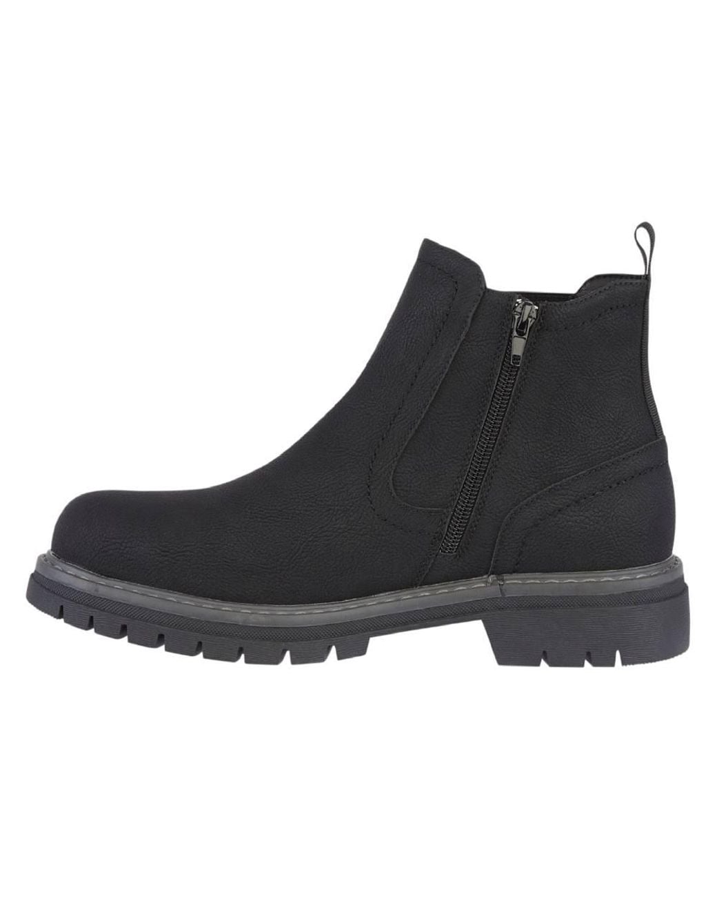 Absolute Footwear Gray Leather Chelsea Boots, Single Elasticated Gusset for men