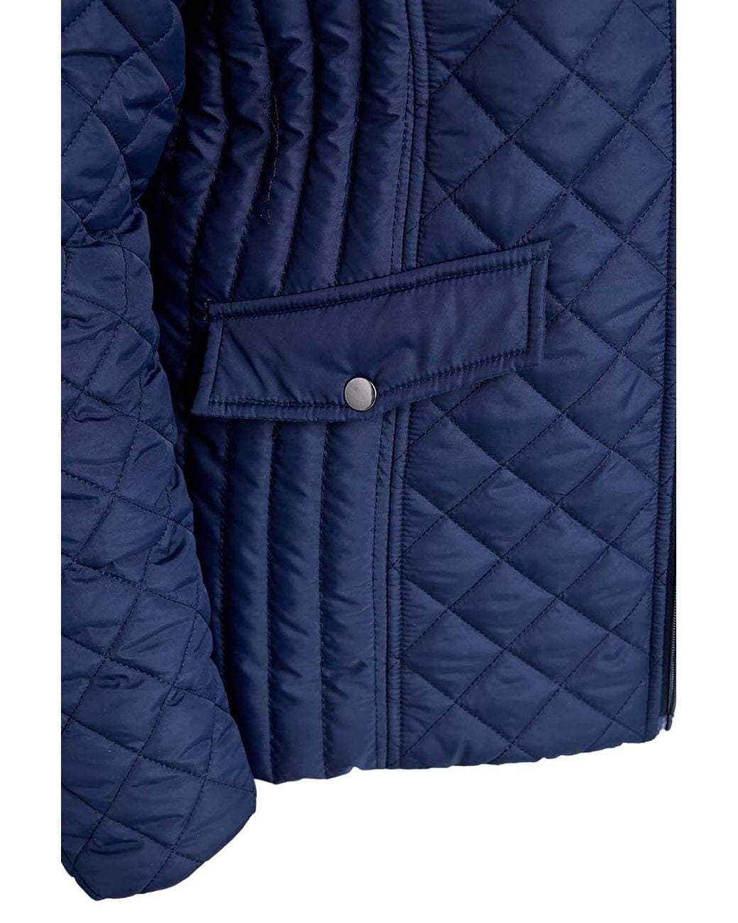 Chums Blue Diamond Quilted Showerproof Jacket