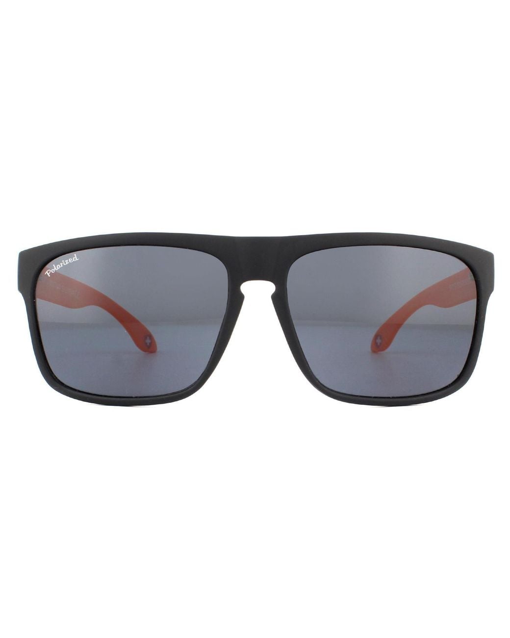 Montana Gray Rectangle With Rubbertouch Polarized Sunglasses