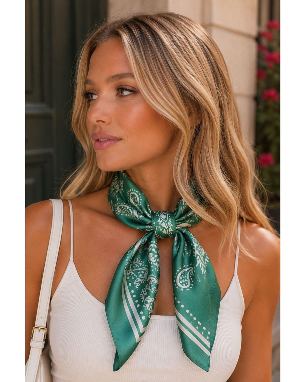 Lemon Daisy Accessories Blue Valentina Versatile Hairband & Neck Scarf Accessory