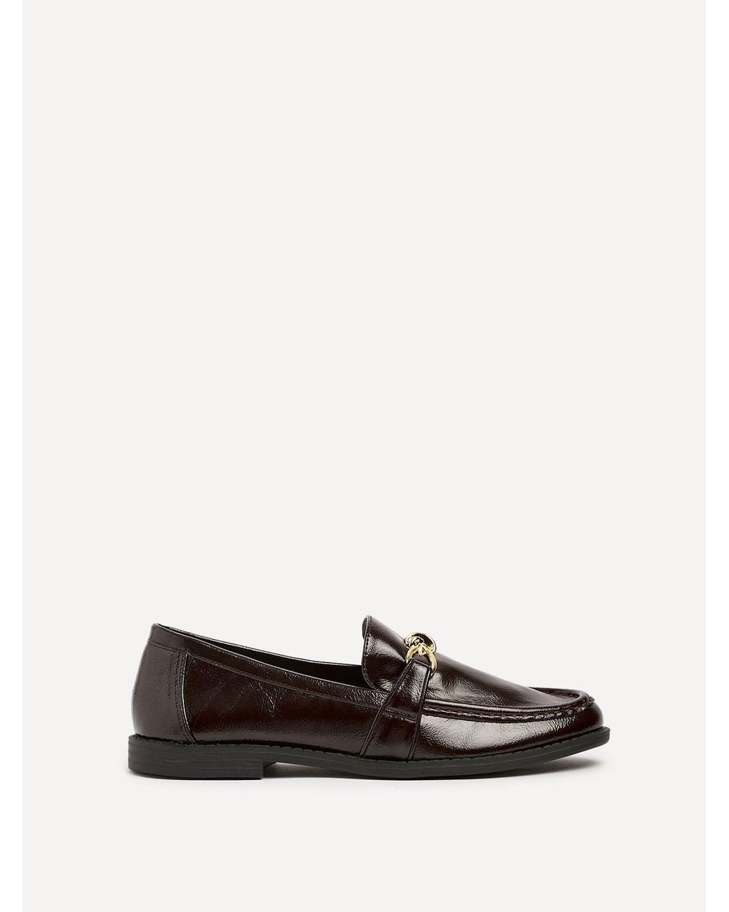Linzi White Affluent Faux Leather Slip On Loafer