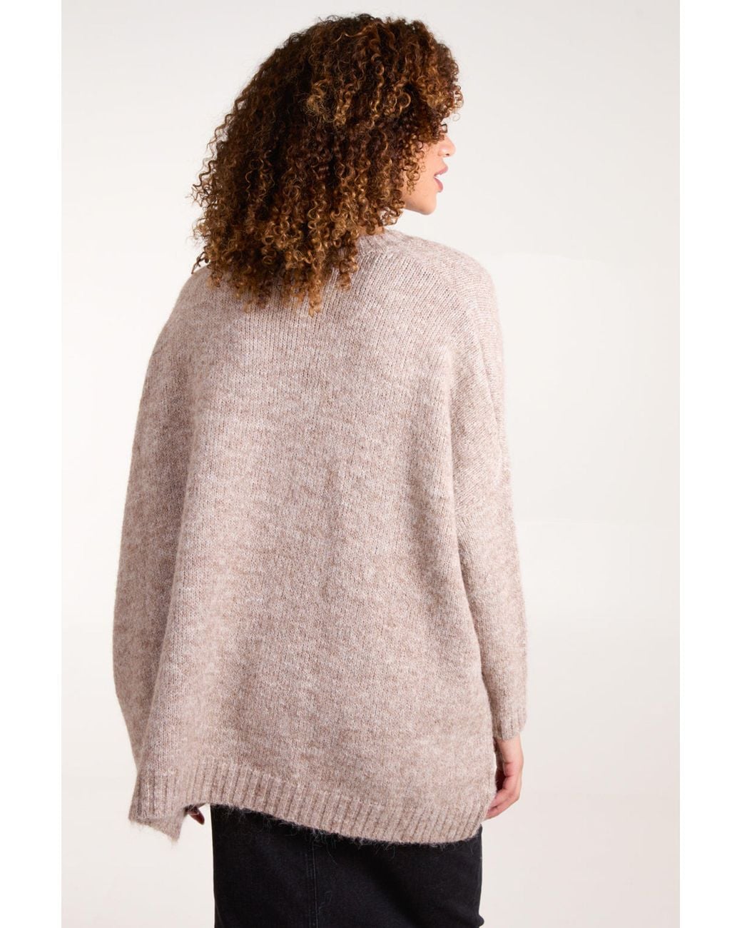 Blue Vanilla Natural Long Sleeve Slip On Round Neck Jumper