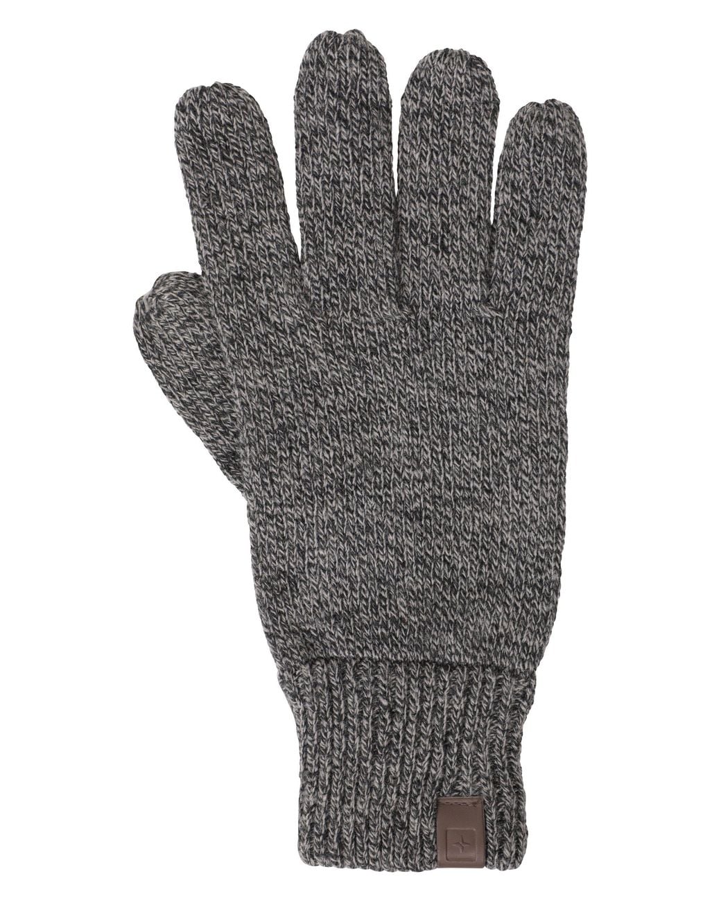 Mountain Warehouse Gray Compass Knitted Glove Everyday Winter Warm Gloves for men