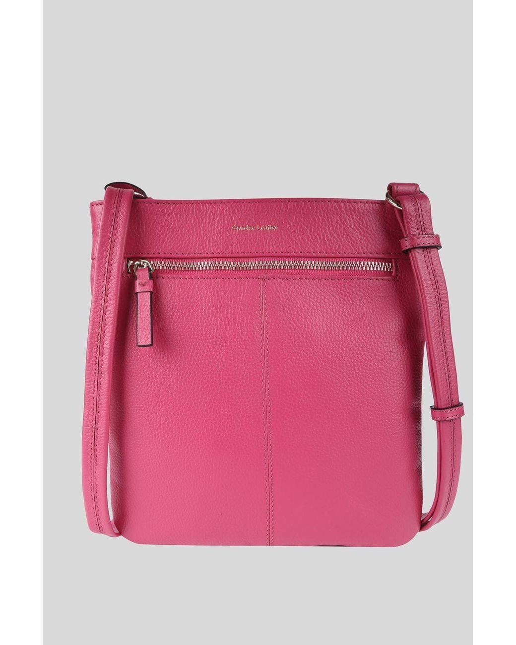 Ashwood Leather Pink 'Heaven' Real Leather Cross Body Bag