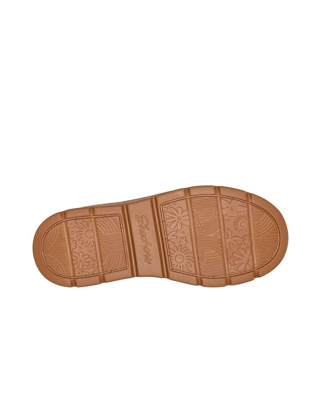 Skechers Brown Keepsakes Cozy Cascade Open Back Slippers Chestnut