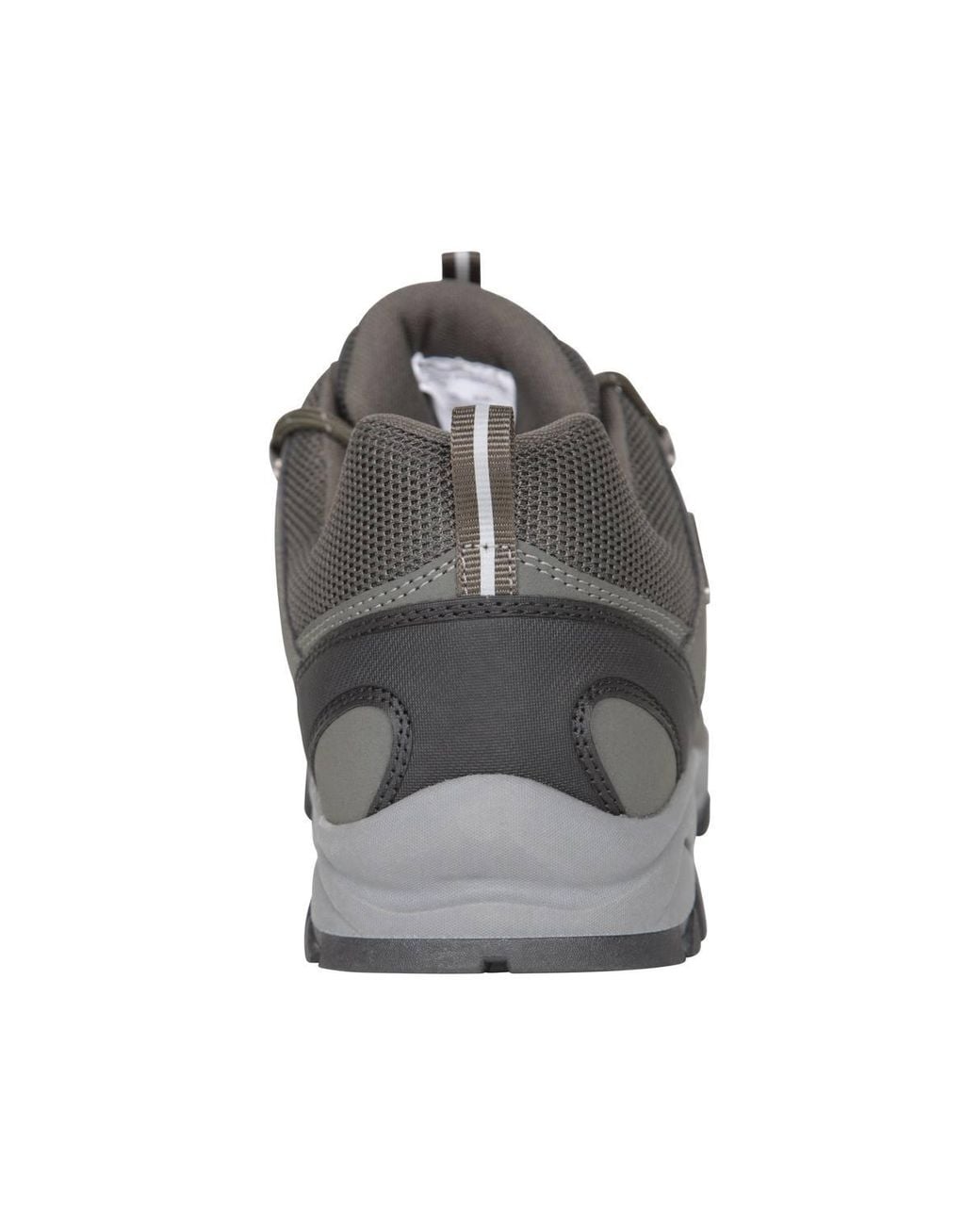Mountain Warehouse Gray Path Walking Shoes Breathable Waterproof Gym Trainers for men