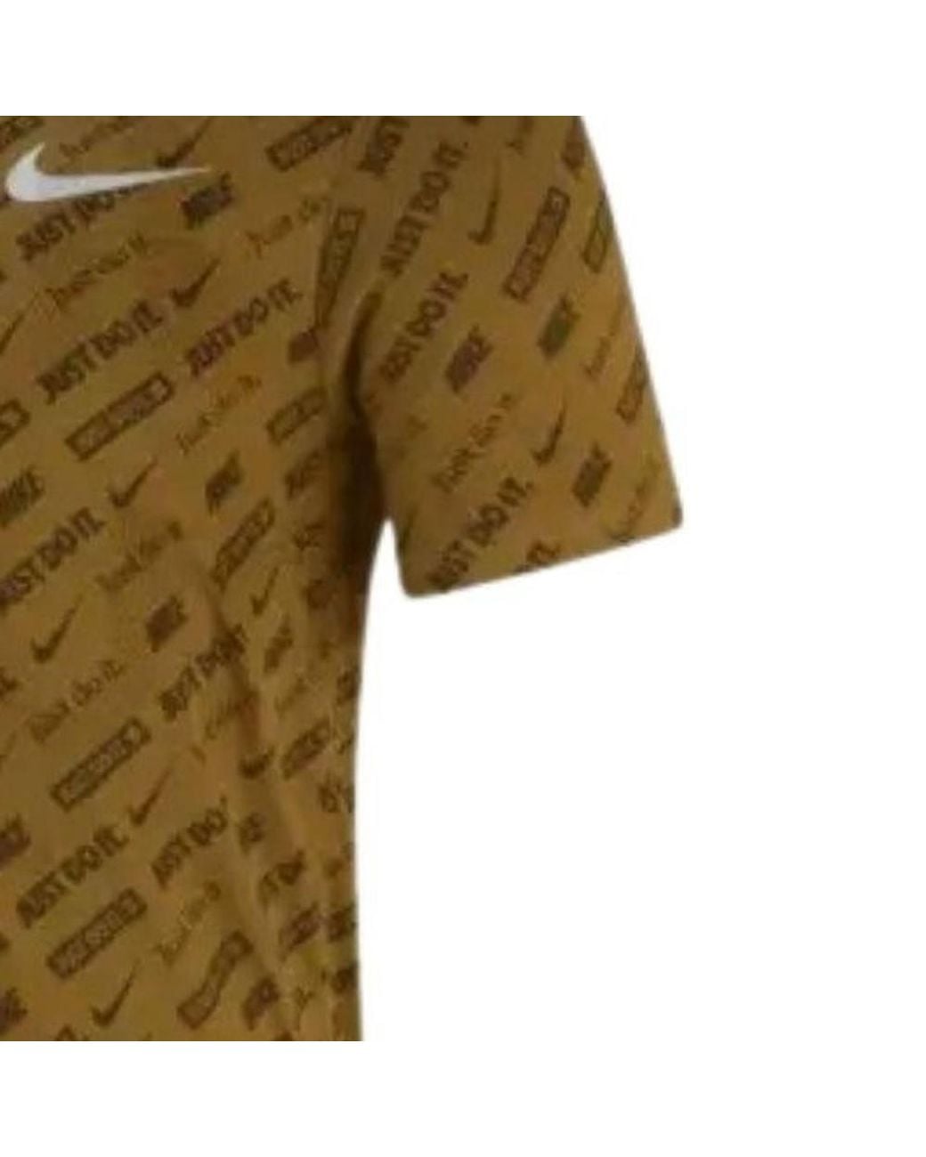 Nike Green All Over Logo Dri-Fit T-Shirt for men