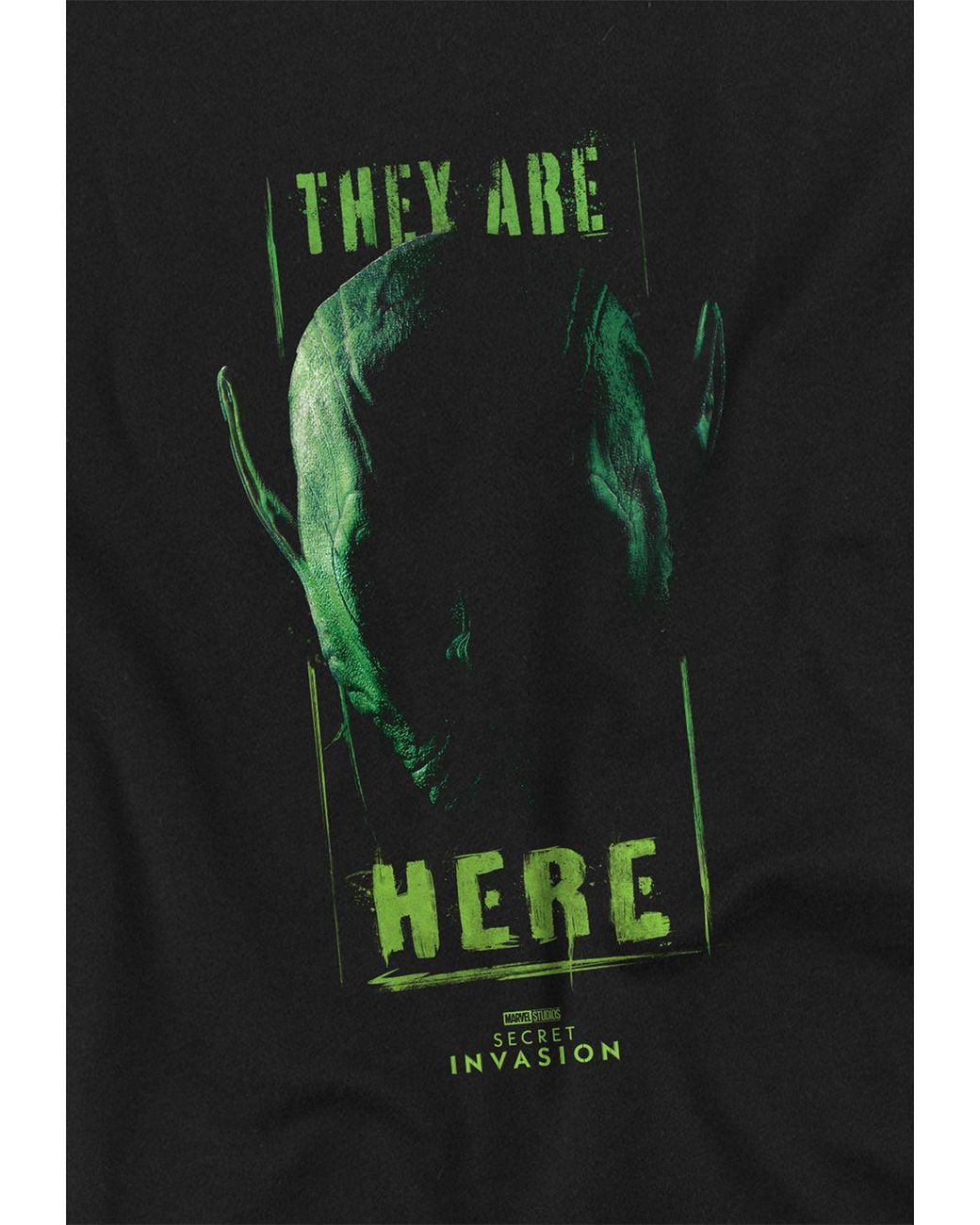 Marvel Black Secret Invasion They Are Here Long Sleeve T-Shirt