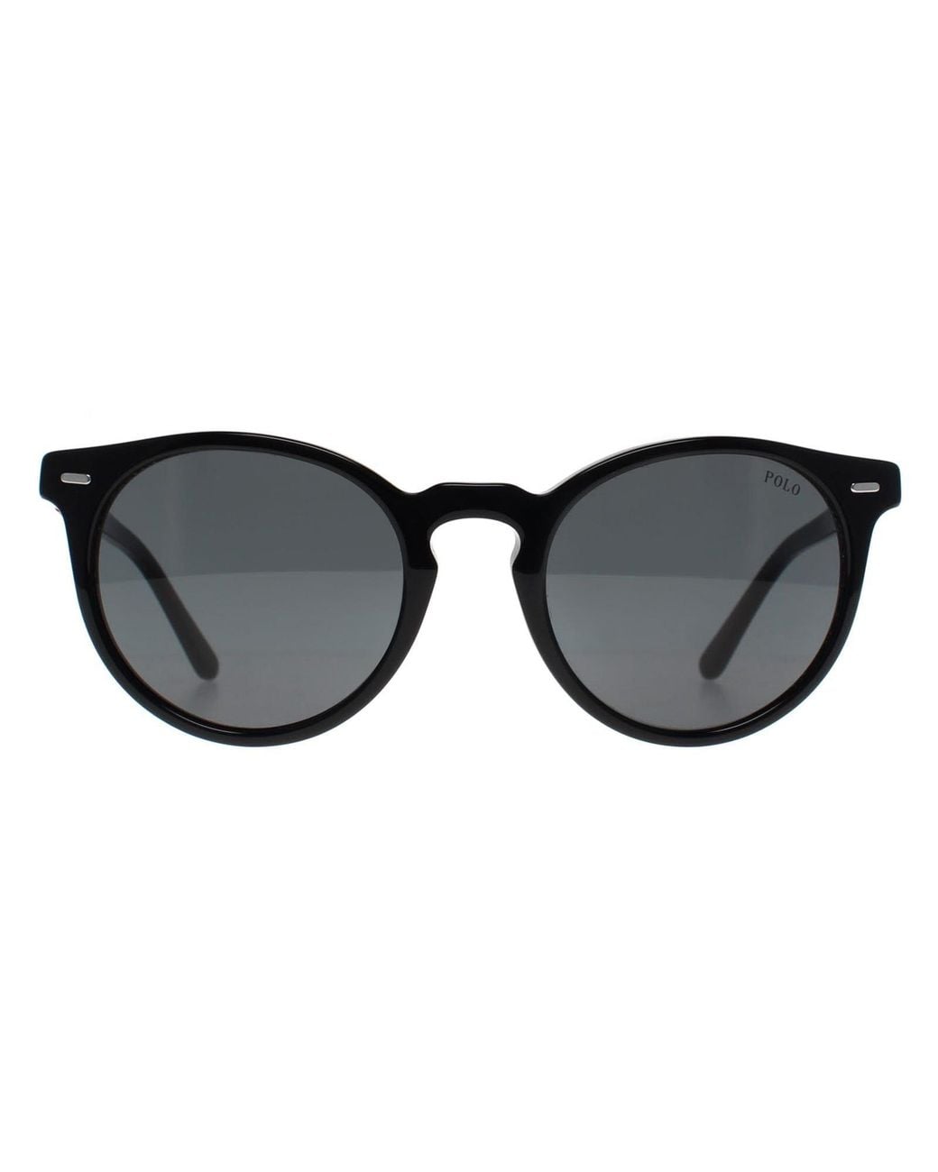 Polo Ralph Lauren Black Round Shiny Dark Ph4151 for men