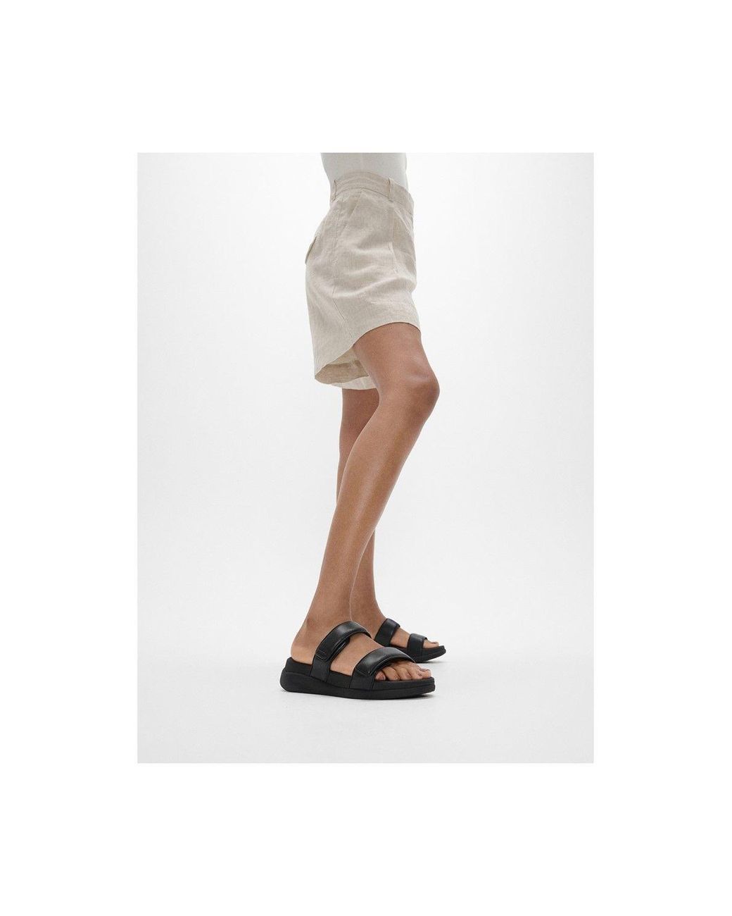 Fitflop Black F-Mode Go Sandals