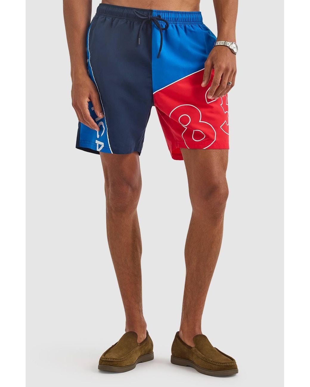 Nautica Blue Mingan Swim Short for men