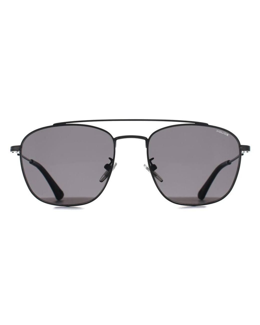 Police Gray Aviator Shiny Bakelite Smoke Spl996 Origins Lite 2 for men