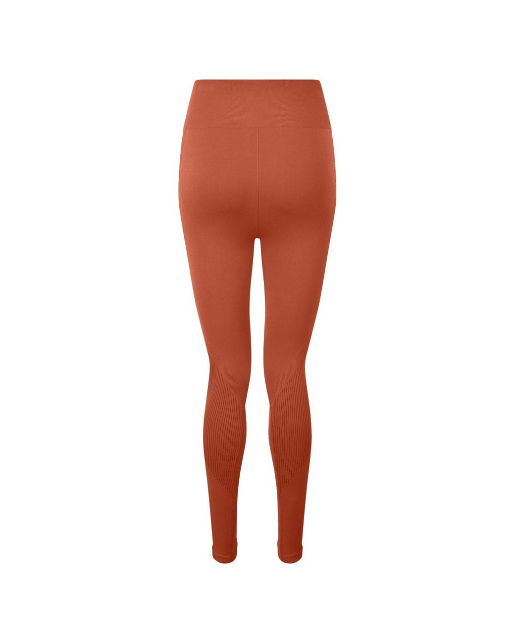 Tridri Red Seamless 3D Fit Multi-Sport Sculpt Solid Colour Leggings