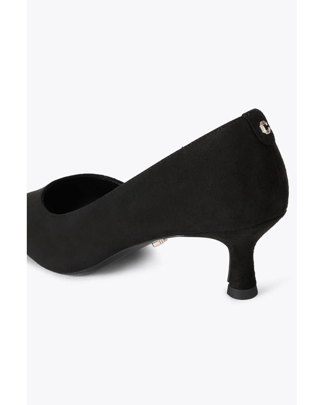 Carvela Kurt Geiger Black 'Alina D Orsay' Suedette Heels