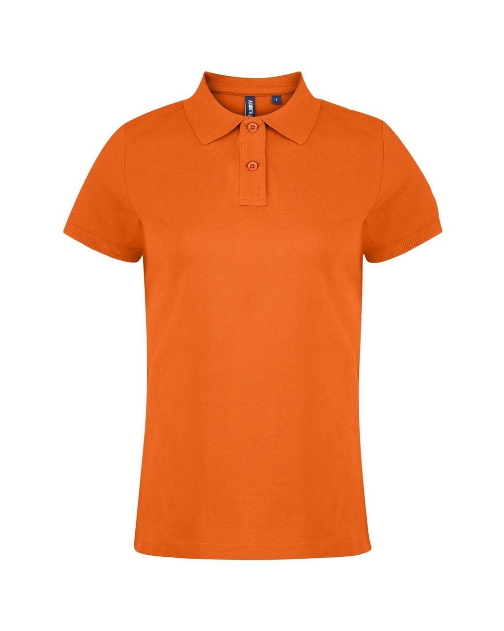 Asquith & Fox Orange Plain Short Sleeve Polo Shirt