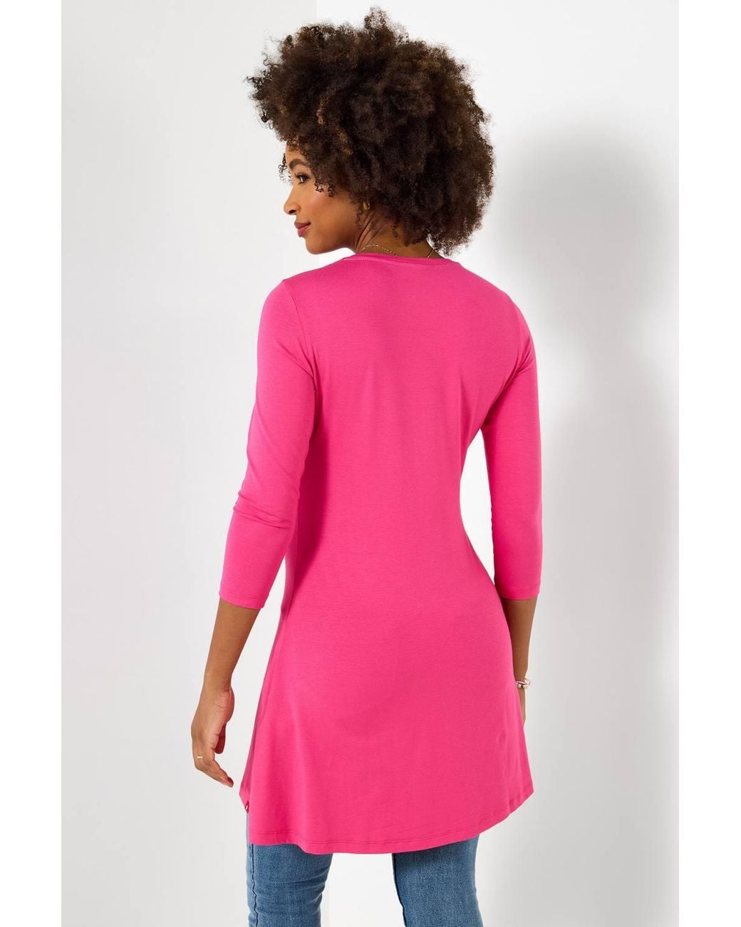 Joe Browns Pink Butterfly Graphic Tunic Top
