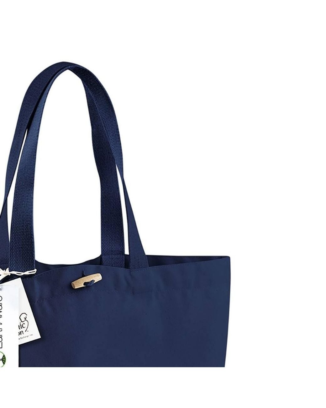Westford Mill Blue Earthaware Cotton Tote Bag 34Cm X 34Cm X 17Cm