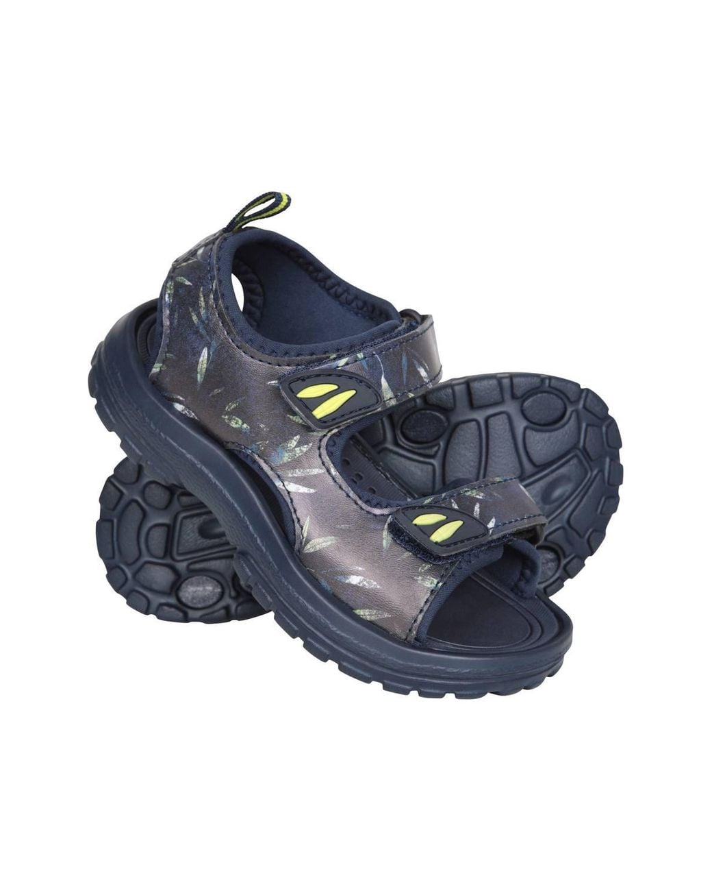 Mountain Warehouse Blue 'Sand' Soft Lined Cushioned Lightweight Open Toe Touch Strap Sandals