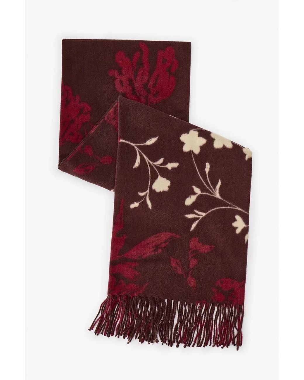 Penti Red Floral Scarf