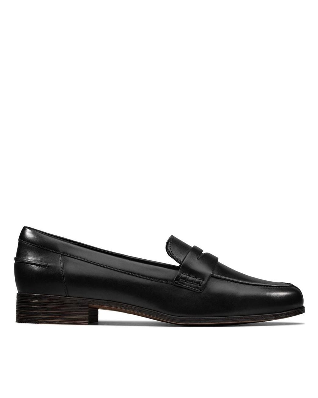 Clarks Black Hamble Loafer Leather Loafers, Slip Ons
