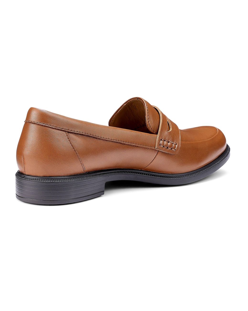 Hotter Brown Wide Fit 'Dorset' Loafers