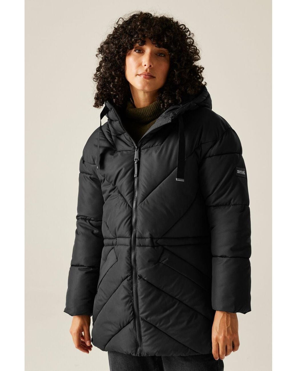 Regatta Black Rusey Water-Repellent Insulating Padded Jacket
