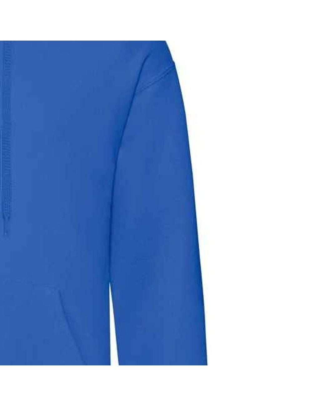 Fruit Of The Loom Blue Classic Hooded Sweatshirt for men
