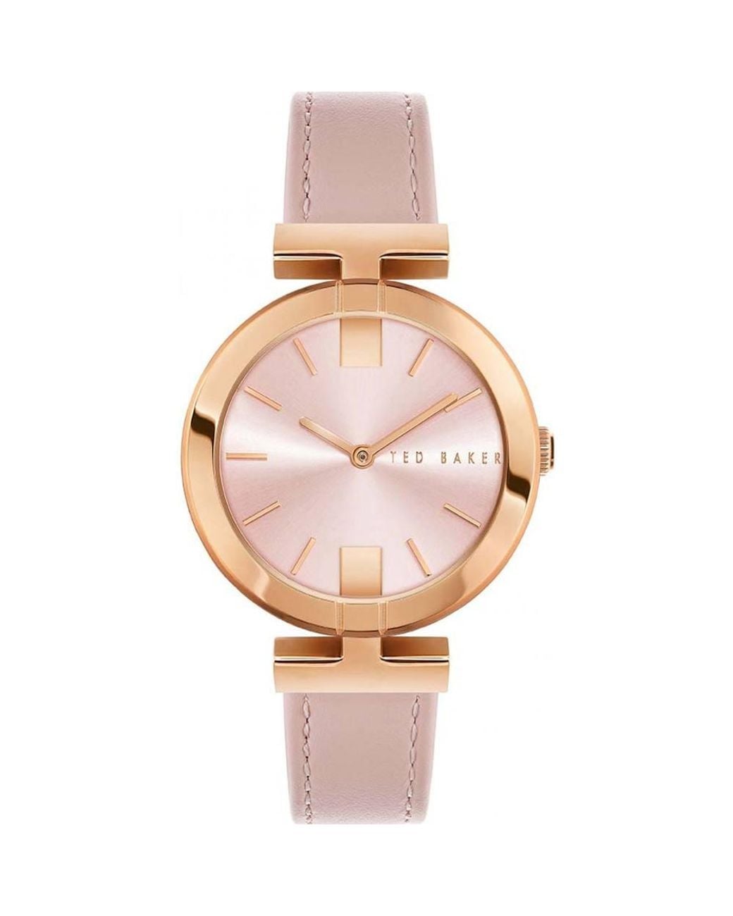 Ted Baker Pink Bkpdaf202 Iconic 36Mm Quartz Watch
