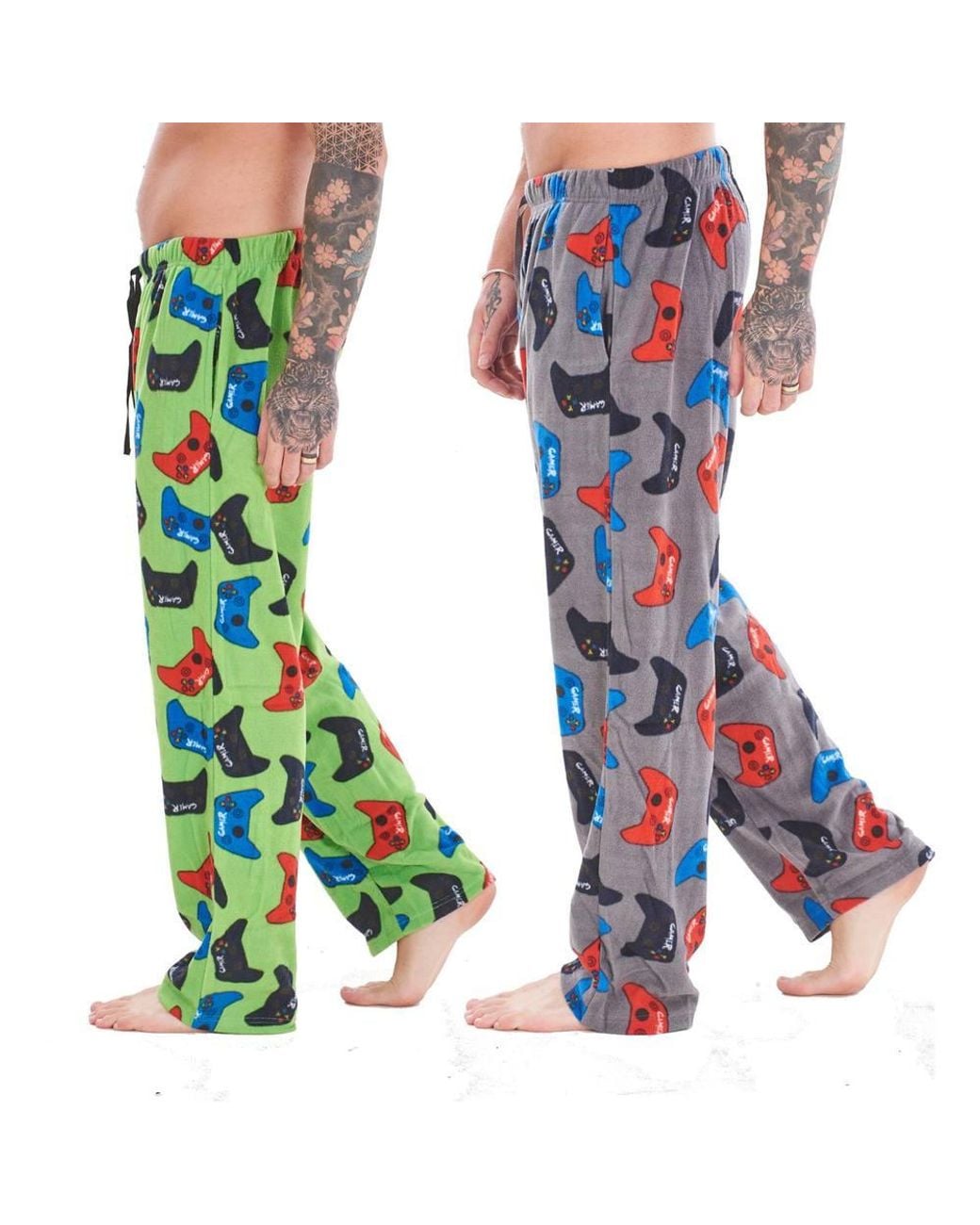 Keanu Blue Gamer Controller Lounge Pants Pack Of 2 for men