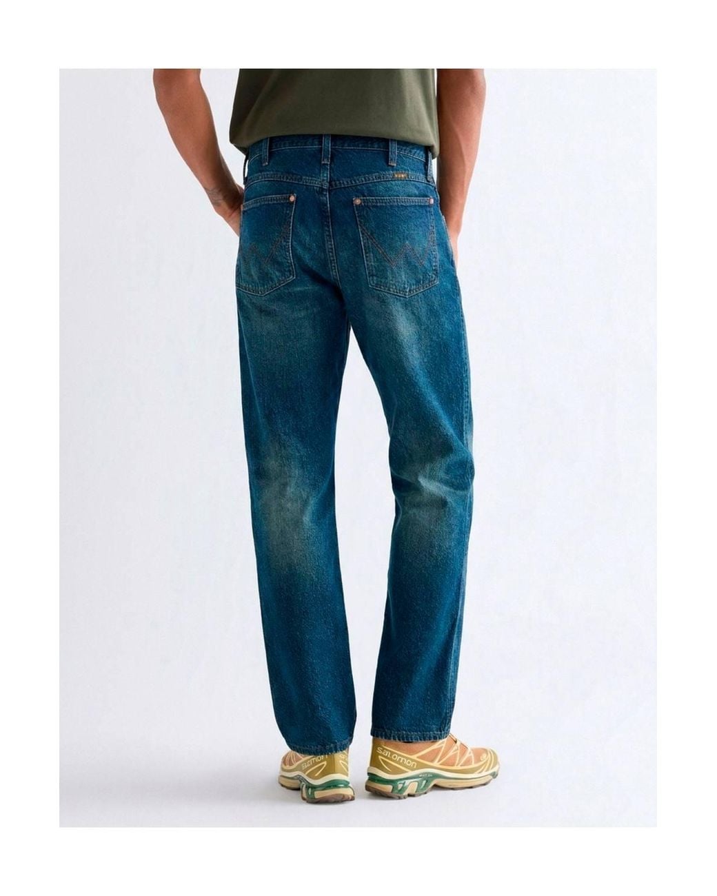 Wrangler Blue 13Mwz Original Cowboy Cut Denim Jeans Workwear Fade for men