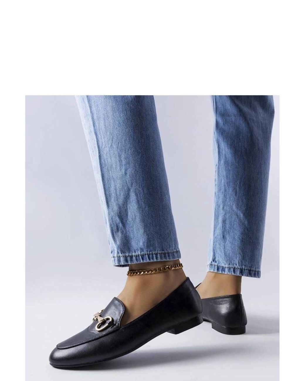 Love Lace Blue Moccasin Flat Shoes With Buckle Slip On For Summer Comfort