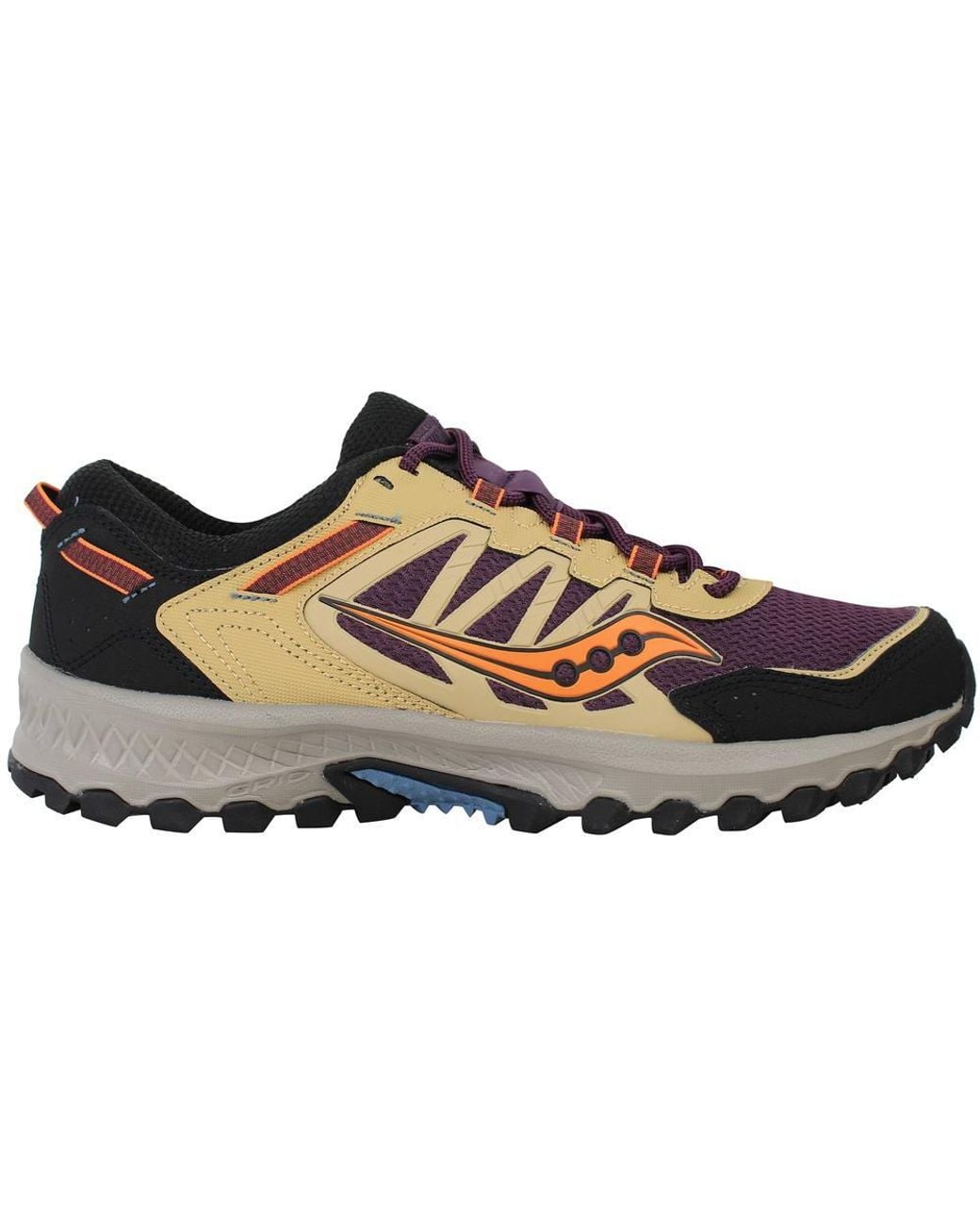 Saucony Black Grid Peak Multicolour Trainers for men