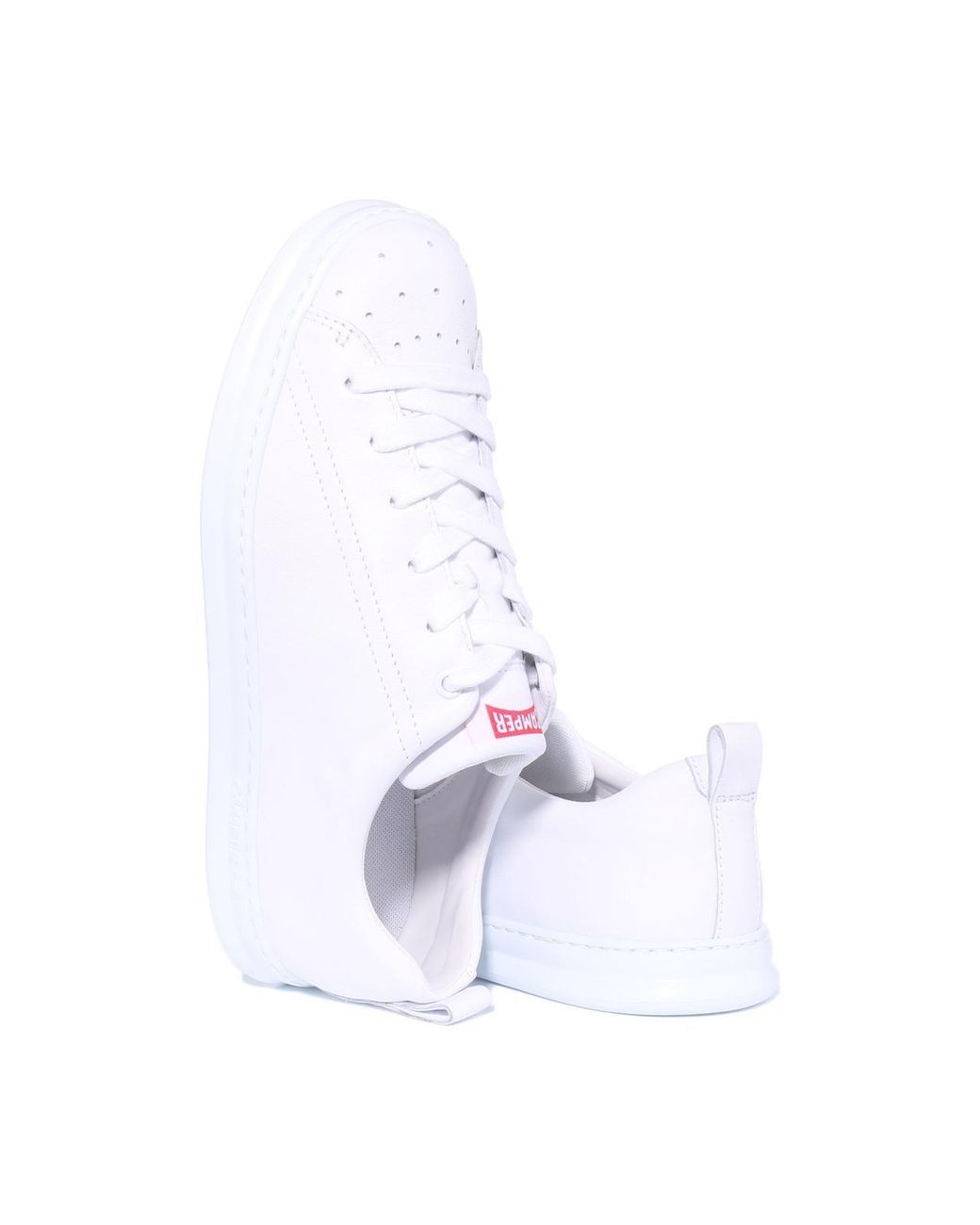 Camper White 'Runner Four' Leather Shoes for men