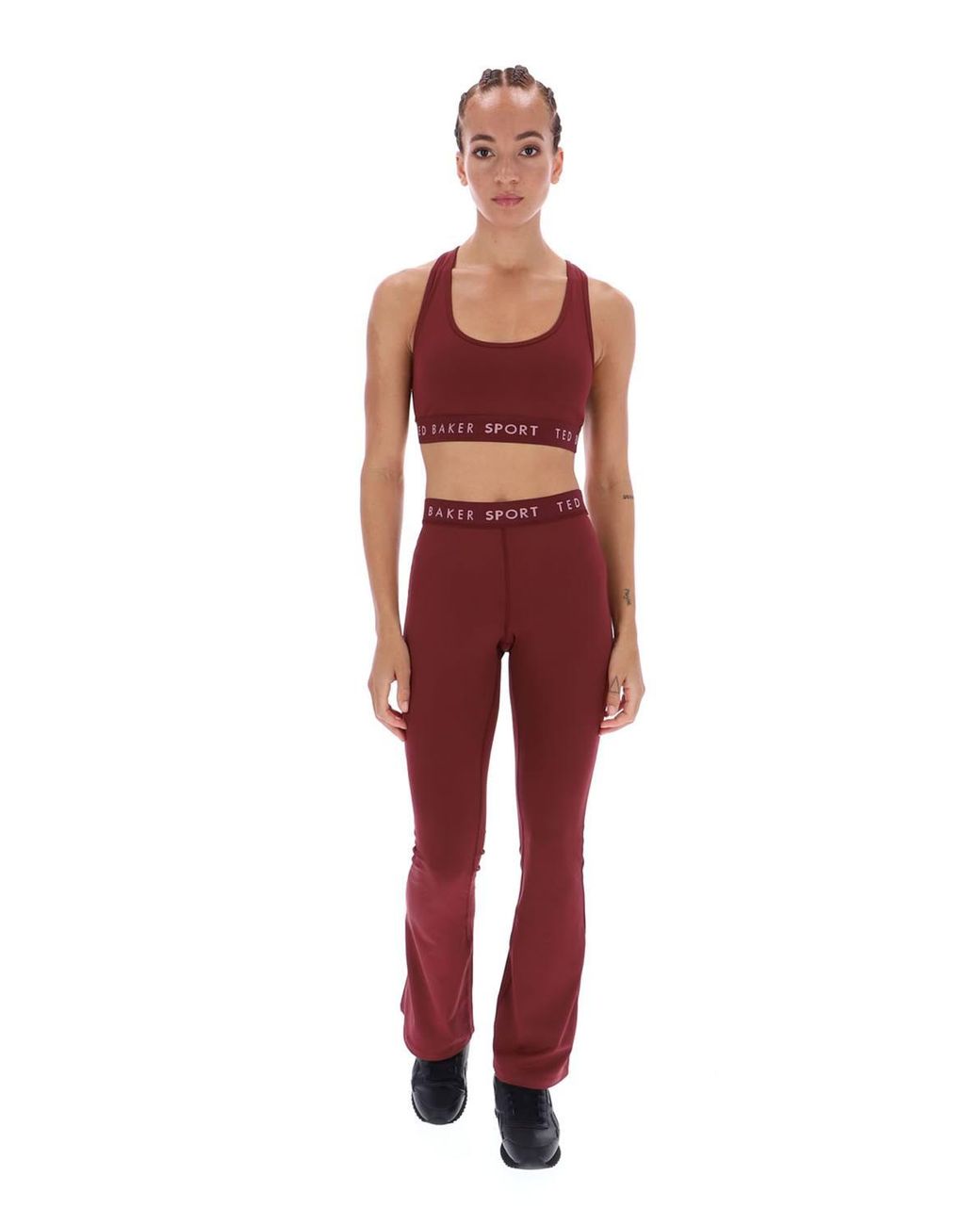 Ted Baker Red Tb Sport Christine Essentials Flare Legging