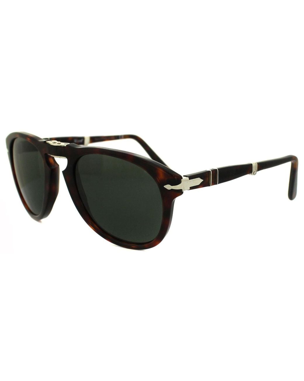 Persol Black Wrap Havana Crystal 714 Sunglasses for men
