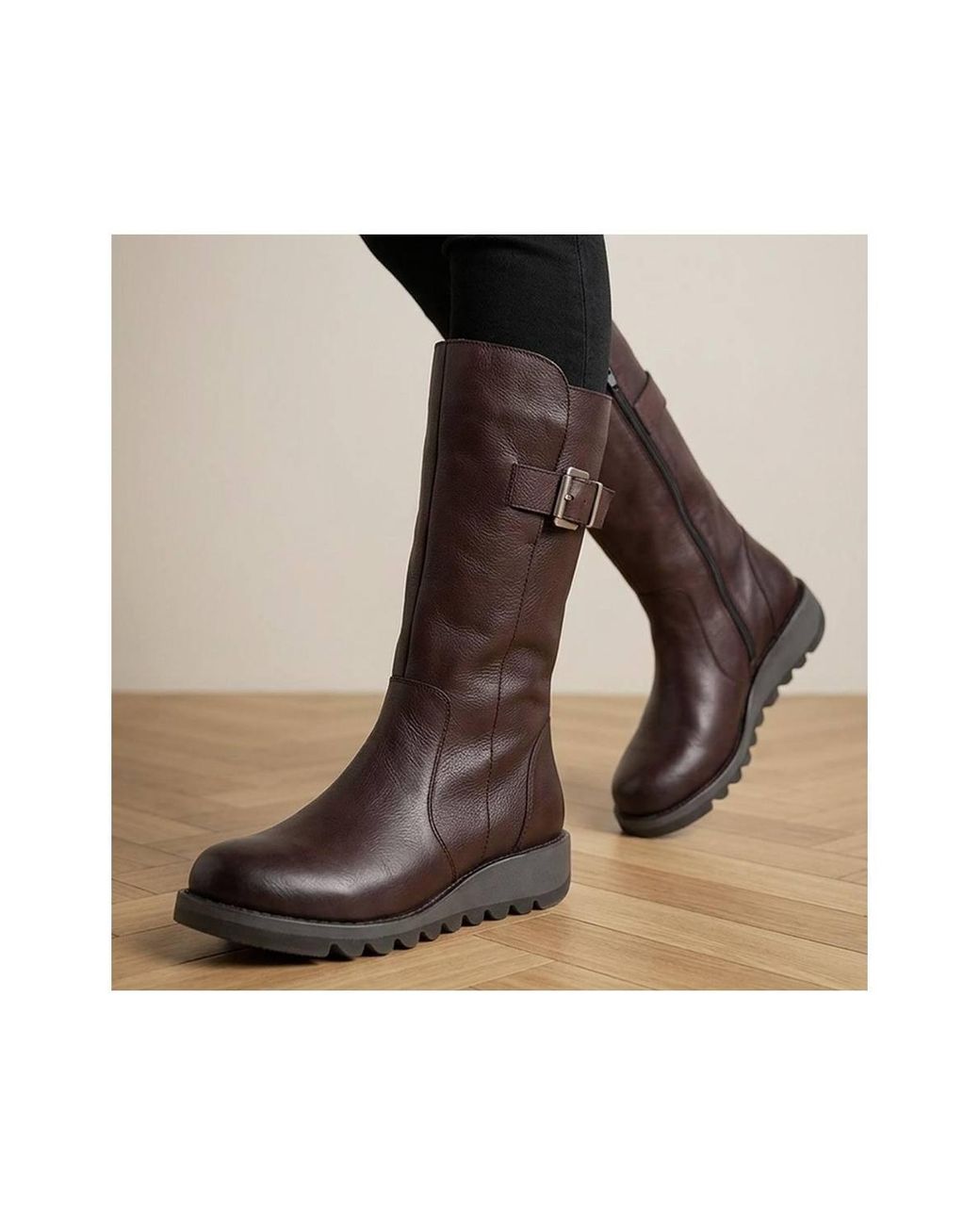 Jones Bootmaker Brown Edita2 Leather Long Boots