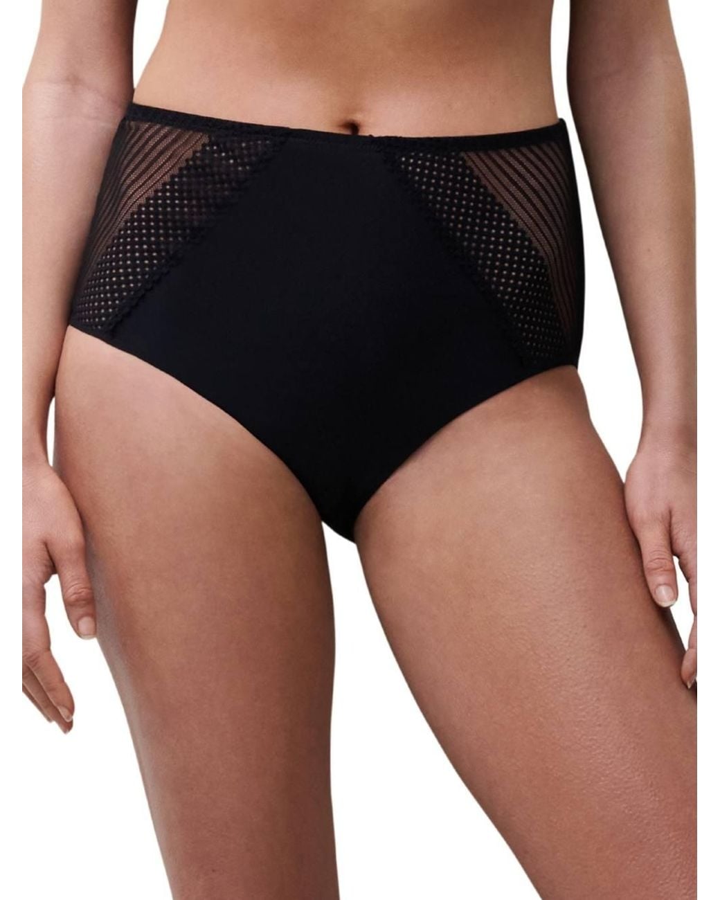 Chantelle Black Play High Waist Brief