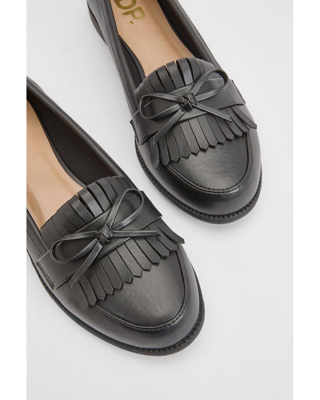 Dorothy Perkins Black Loretta Tassel Loafers