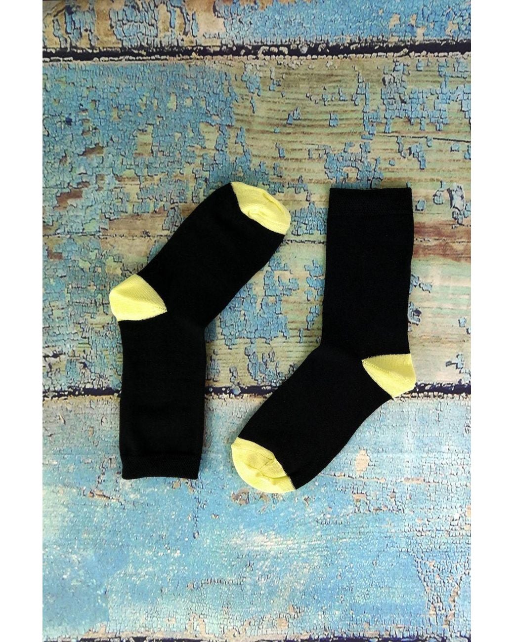 Sock Snob Black 5 Pack Soft Top Cotton Rich Socks With Coloured Heel & Toe