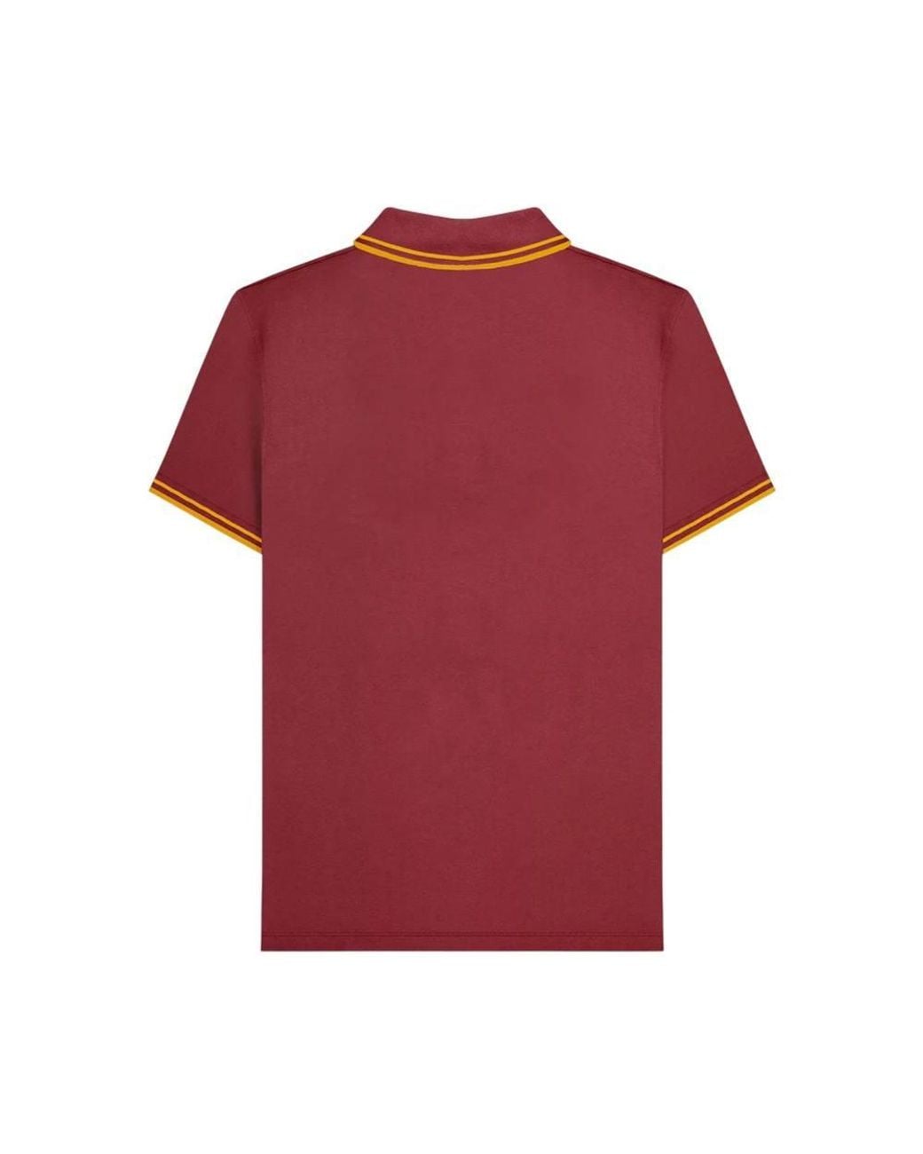Lambretta Orange Houndstooth Polo Shirt for men