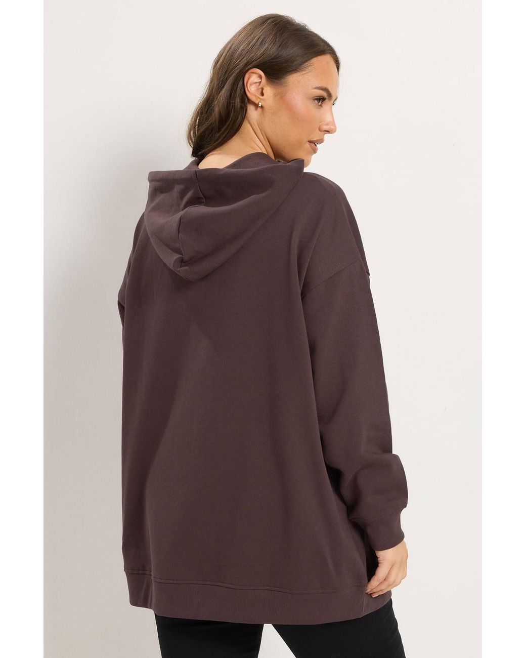 Yours Brown 'Mocha' Spot Hoodie