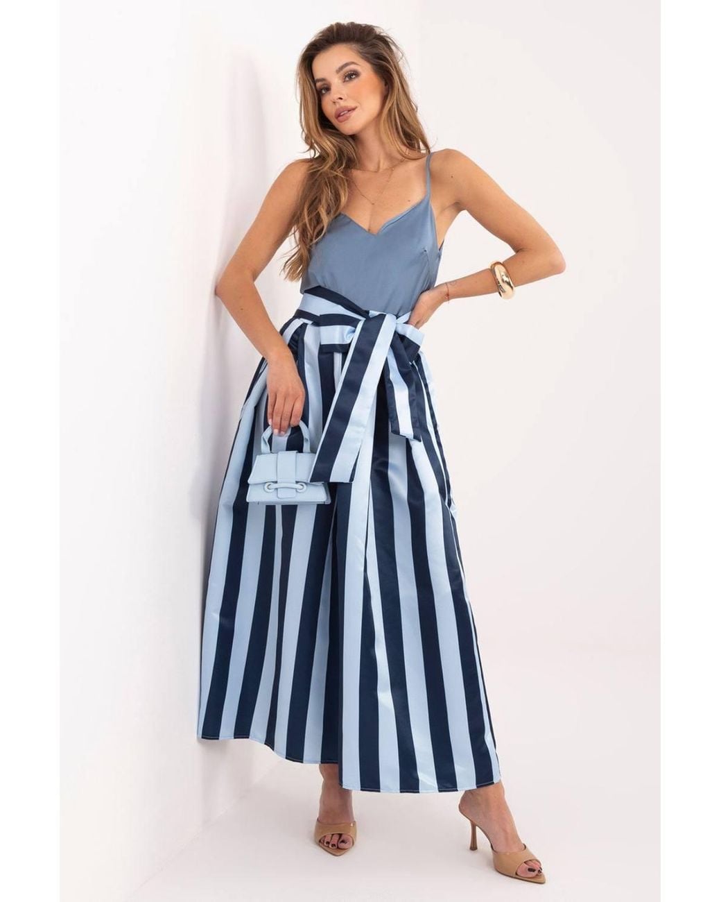 Love Lace Blue Essential Classic Signature Skirt