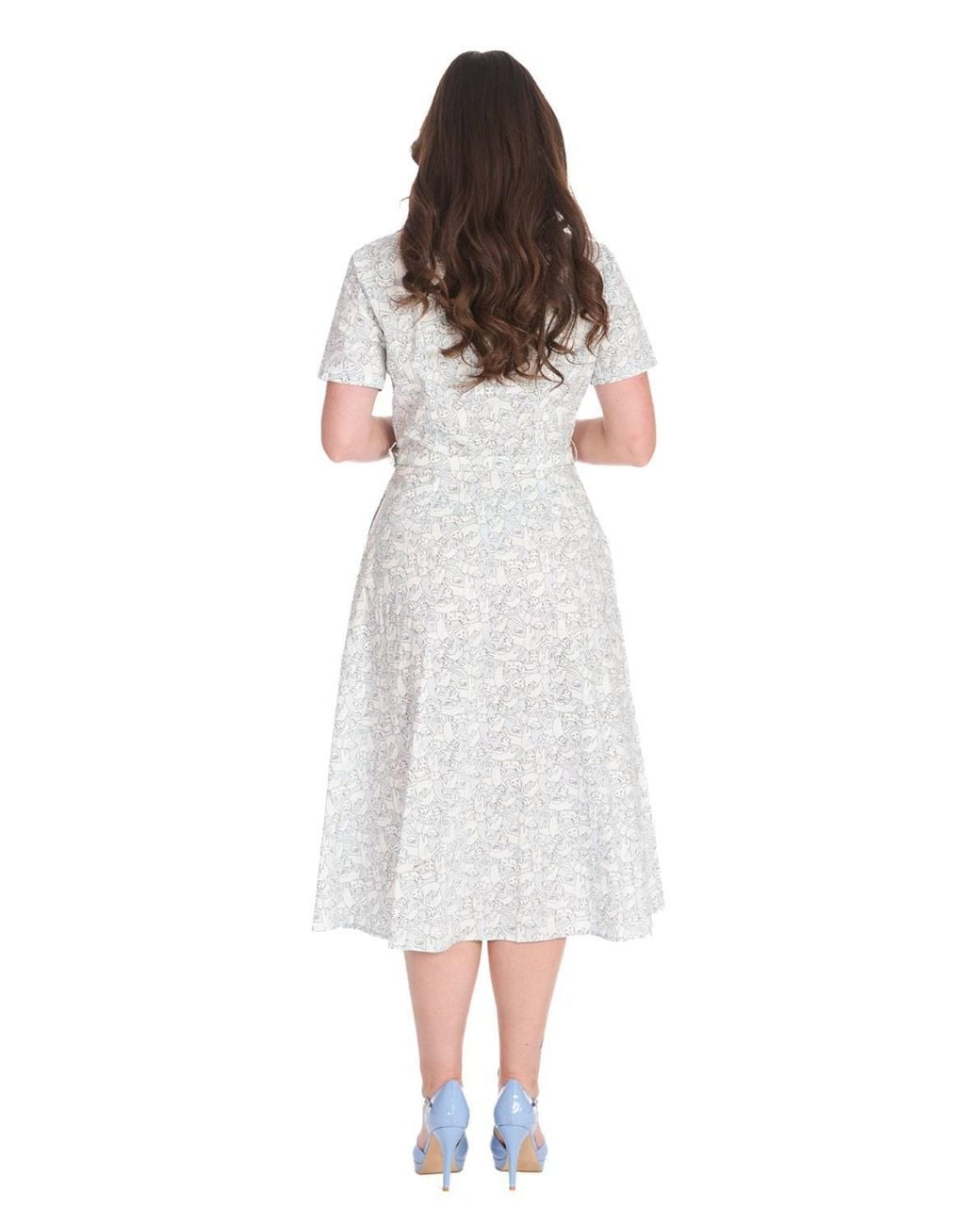 Banned Retro White Mieow Dress