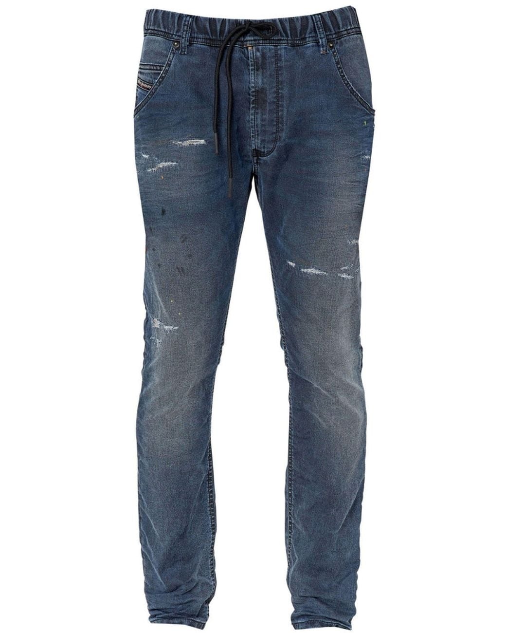 DIESEL Blue Krooley-Ne Zip Fly Jeans for men