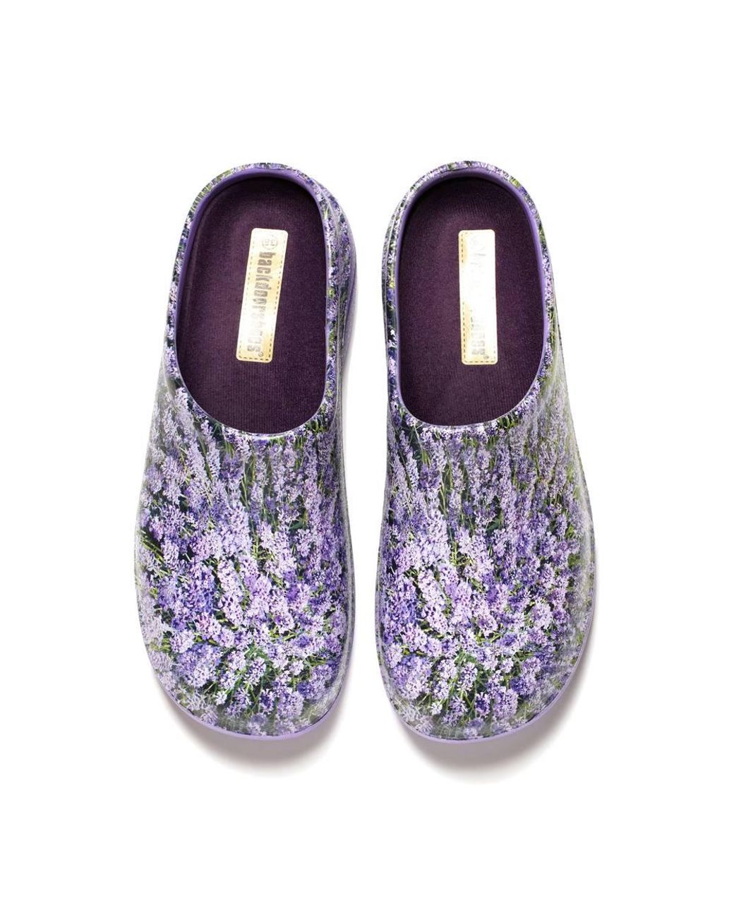 Backdoorshoes Blue Classic Garden Clogs Fields